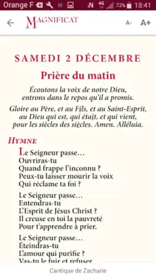 Magnificat en Français android App screenshot 9