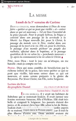 Magnificat en Français android App screenshot 1